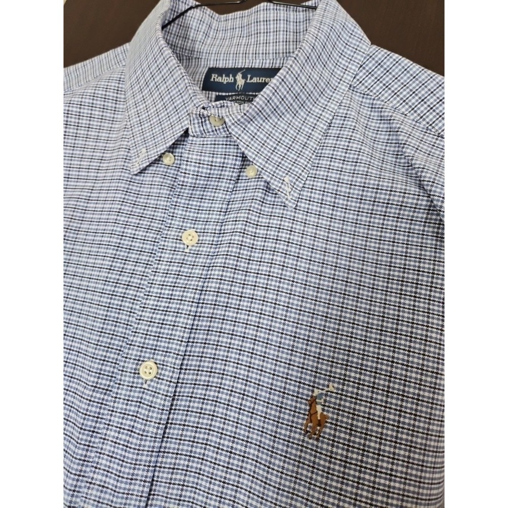 Polo Ralph Lauren Long Sleeve Men's Yarmouth Oxford Shirt-Size 16.5 32/33